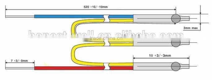 PTC sensor for motor thermal control