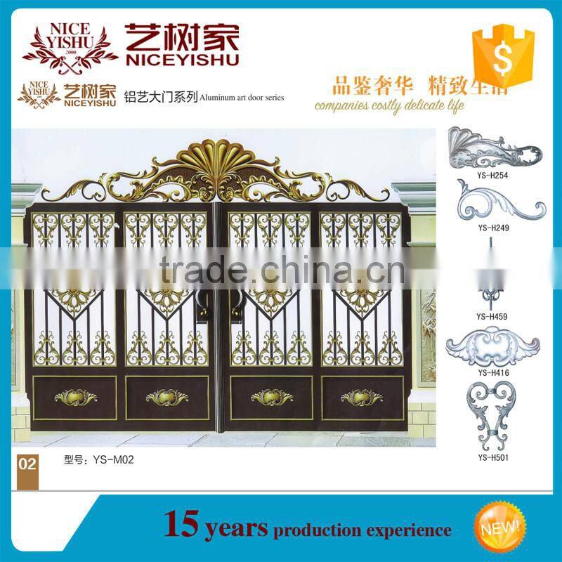 Customized aluminum main gate designs, gate design, different steel gate designs