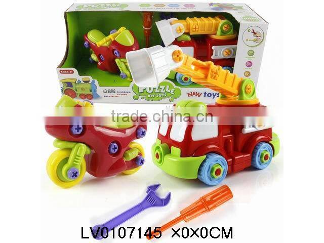 Funny take part plastic car intelligent toy