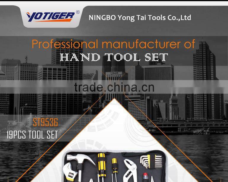 19Pcs Hand Tools Names Combined Tools Sets