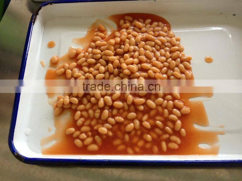 tin cans factory 400g canned white beans in tomato sauce