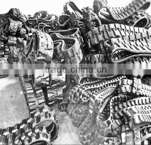 Rubber track for construction machine