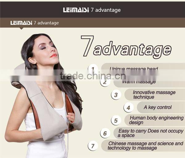 TUV Ruian LEIMAISI PU OEM home kneading body portable massage belt