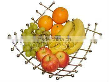 square metal wire fruit basket