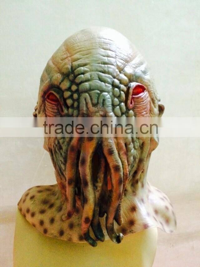 Nature octopus latex animal mask,Head Mask Octopus Head Doctor Who Mask Halloween Latex Mask for halloween party