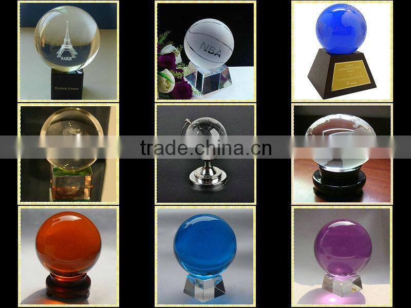 Wholesale Handmade Cheap Blue Crystall Ball For Feng Shui Decoration