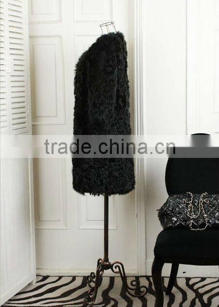 lady's kid lamb fur vest K112