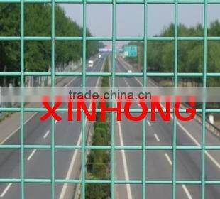 Temporary metal fence panel