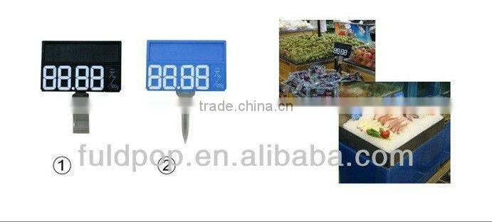 Double side plated paper price sign boards for shops