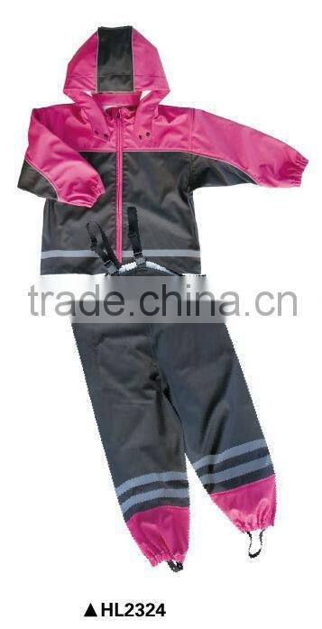 High quality rubber raincoat