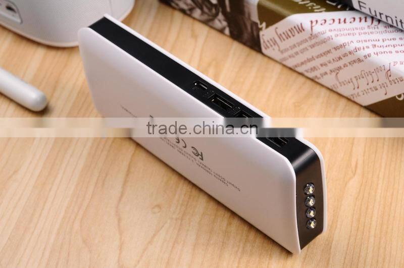 Free sample & logo built-in portable High capacity 15000mah power bank