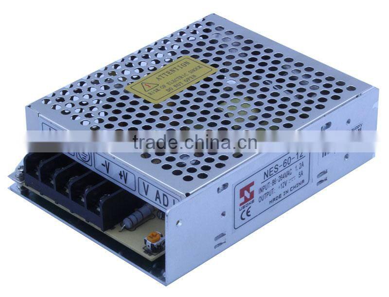 Hot sale 60w 18v 3.3a switching power supply CE factory price NES-60-18