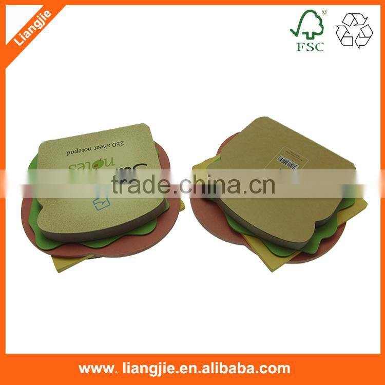 Die-cut Assorted self-adhesive note, Die-cut Colorful sticky notepads