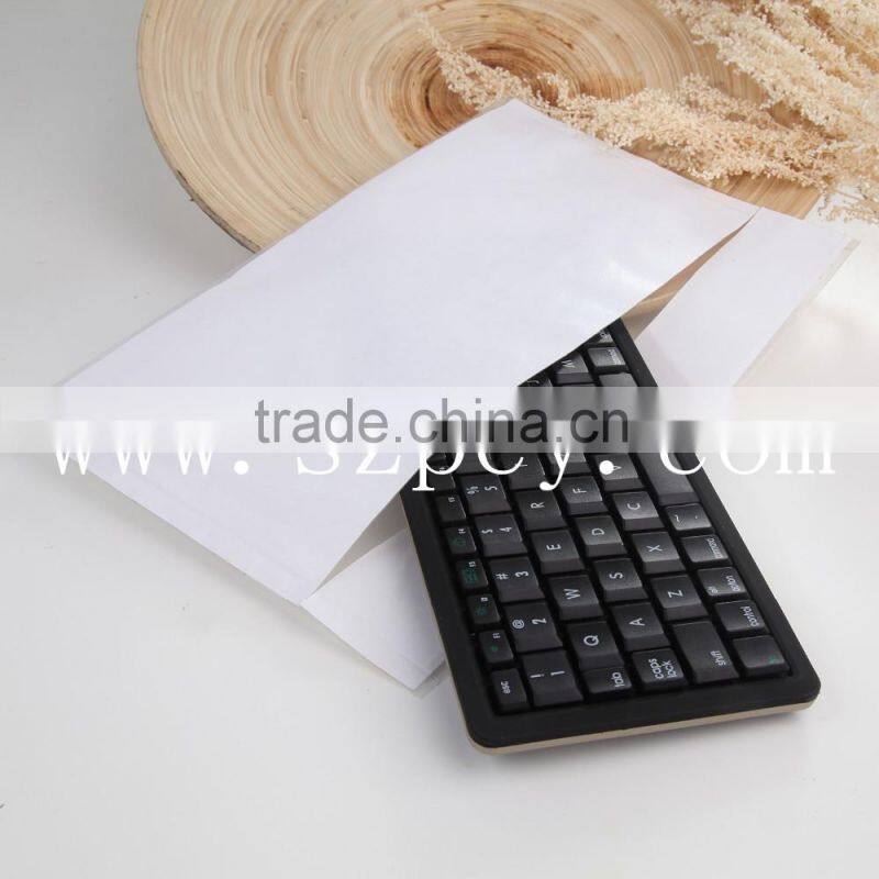 transparent self-adhesive on back plastic pe bag