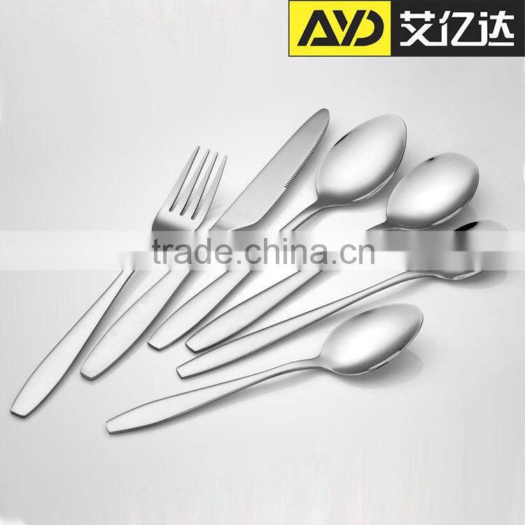 Wooden Box! mirror polish inox flatware