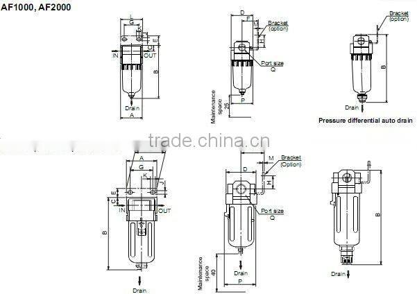 Manufacture Pneumatic Filter , pneumatic water filter