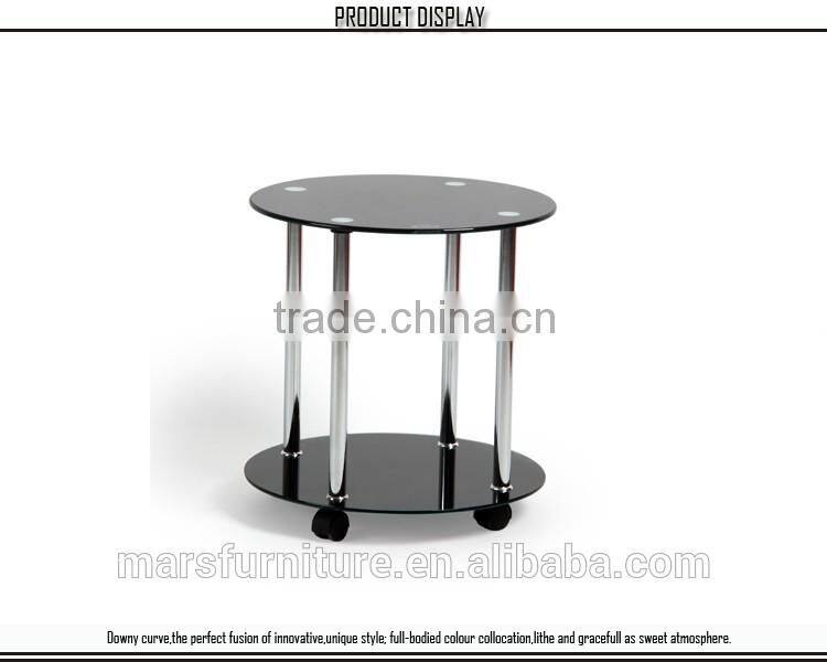 Glass Moving Coffee Table With Wheels Design Corner Table