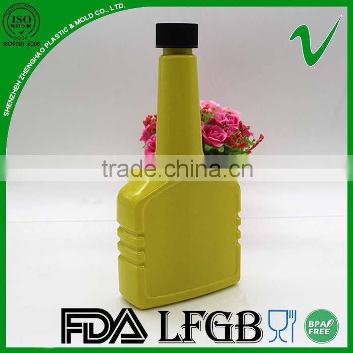 custom HDPE engine oil bottle with long neck shenzhen manufacturer
