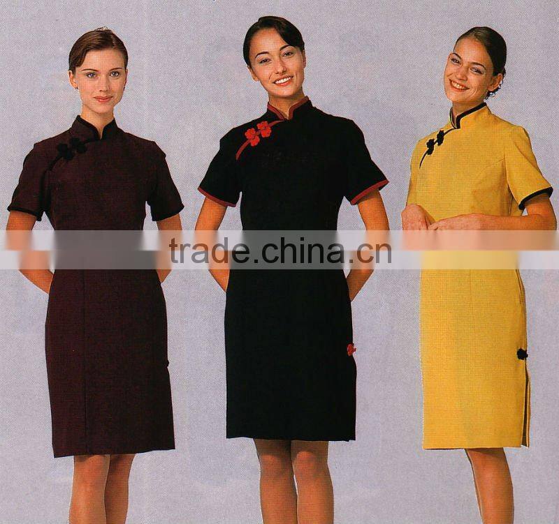 HOT selled various kinds style of hotel guest service staff uniform (OEM)