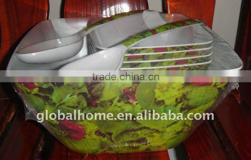 Assorted melamine Dinner Set