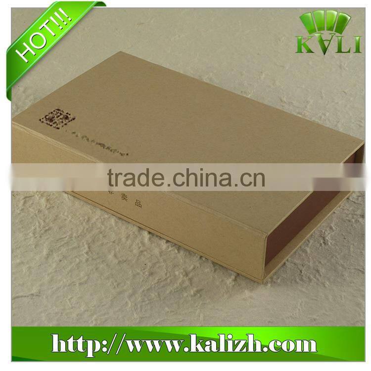 empty tea packaging box made in china