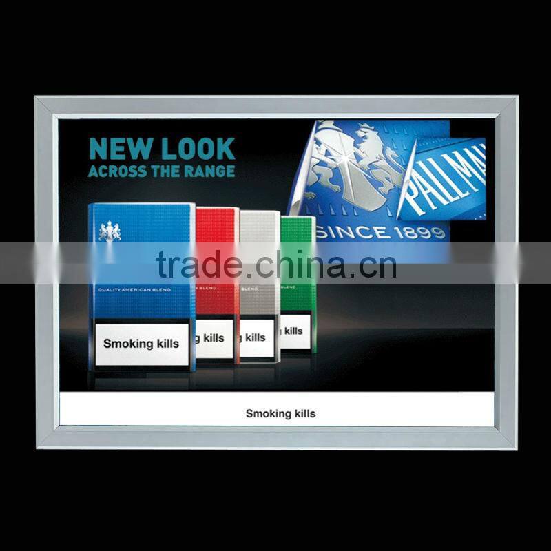 EL replacement Aluminium flashing led animated light box