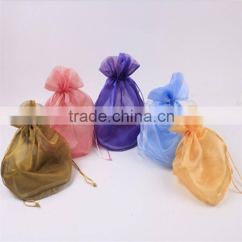 Hot sell custom jewelry pouch organza wine bags wholesale
