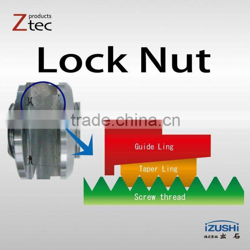 Hexagon screw hard lock nuts made in Japan