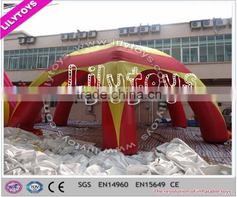 Colorful inflatable tent/dome tent inflatable/tent with post for sale