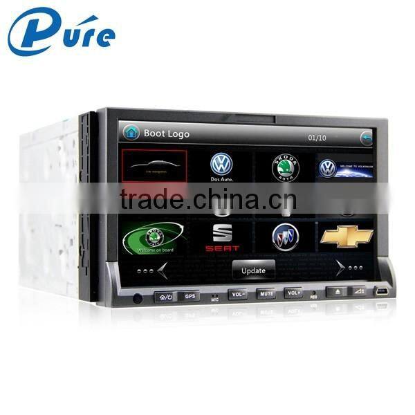 MTK3360 WinCE6.0 OS 256M RAM 2 Din 7 Inch Car DVD Player with Bluetooth 3G GPS TV AUXIN Radio