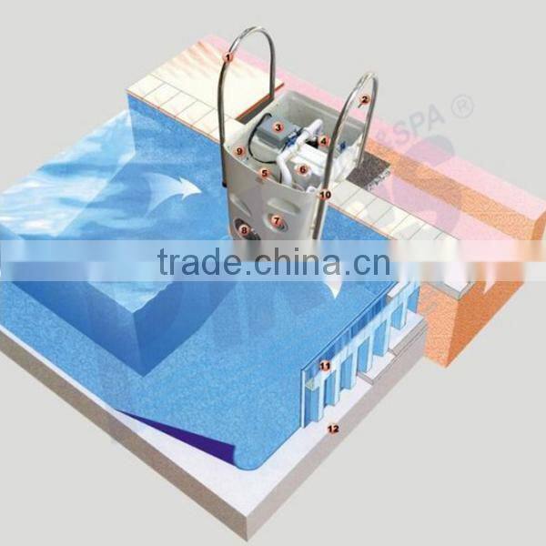 New Arrival Acrylic Portable Water Filter for Swimming Pool PK8025