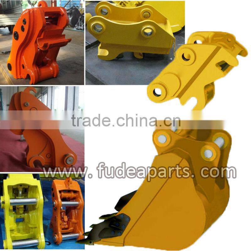 for Hyundai R380LC9 Excavator bucket attachment Quick coupler and hydraulic hitch