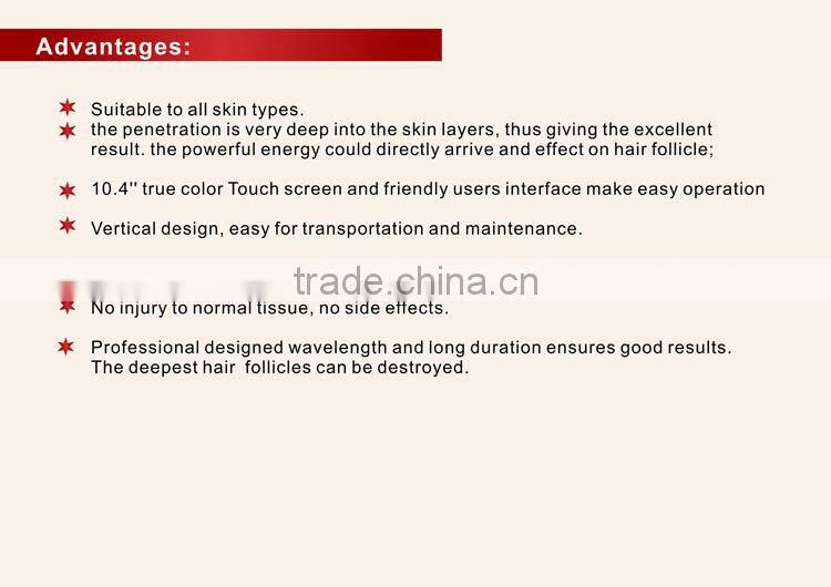 Popular Q-Switch ND Yag Laser Hair Removal Long Pulse LPUS-II