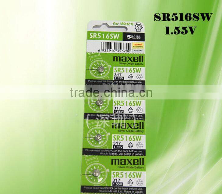new products for 2015 SR516SW button battery from japan