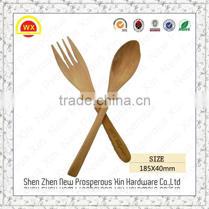 Custom children tableware small disposable wooden cutlery