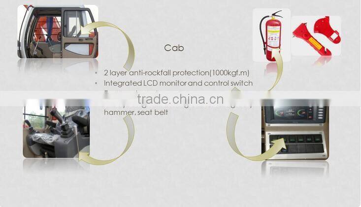 20ton hydraulic electric material handler grabbing excavator