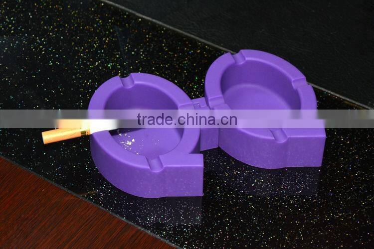 hot selling silicone ashtray with high quality, various color ,custom logo,OEM orders are welcome