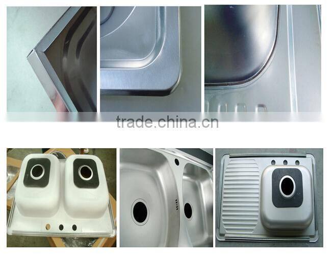 Taizhou factory supply stainless steel kitchen sink 100x50