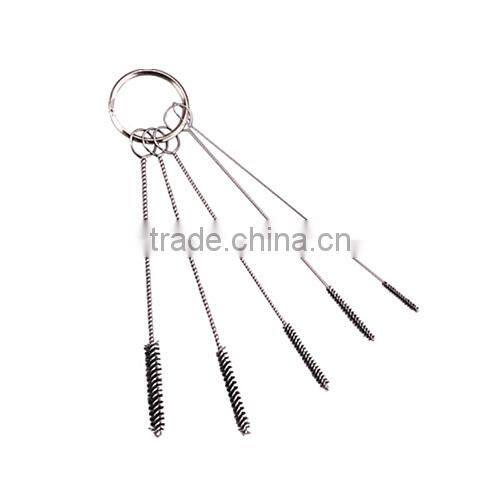 5-PC MINI SPRAY GUN BRUSHES W/KEY RING