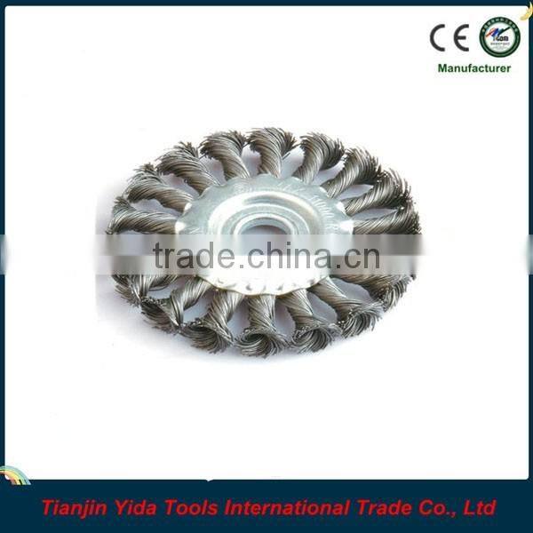 brass twisted wire cup brushes