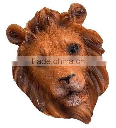 custom 3D resin animal heads fridge magnet for home decoration