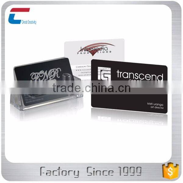Custom pvc name business card /CR80 plastic name cards