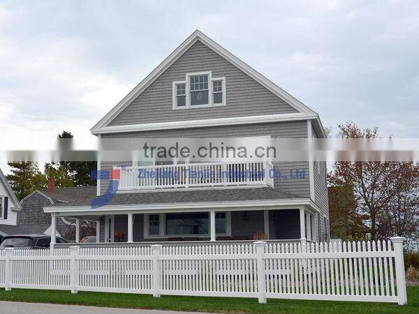 Cheap PVC Fence Plastic Garden Fence Panels