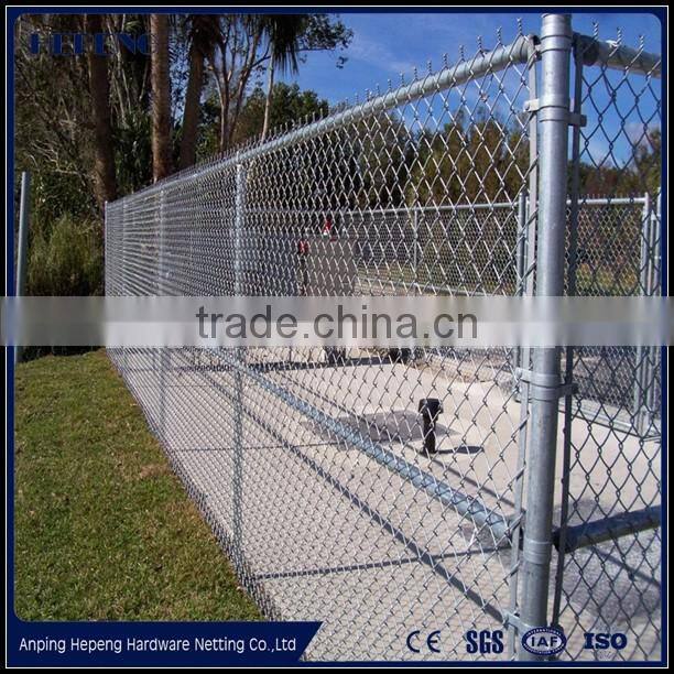 Hot Sale Electro Galvanized Chain Link Fence For Garden/Sport Fence