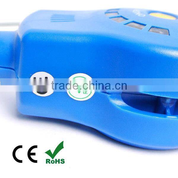 Handheld Halogen Leak Detector 305mm probe length Negative Corona Sensor Type with Dual-color LED Indicator