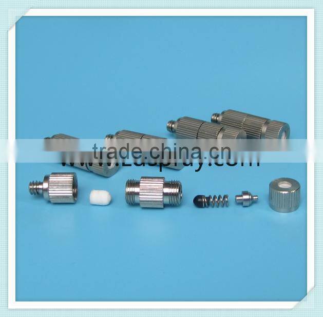 High pressure fine mist fog system nozzles with inside PP cotton filter