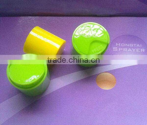 plastic press disc cap for plastic bottle closure made in China 24/410,28/410