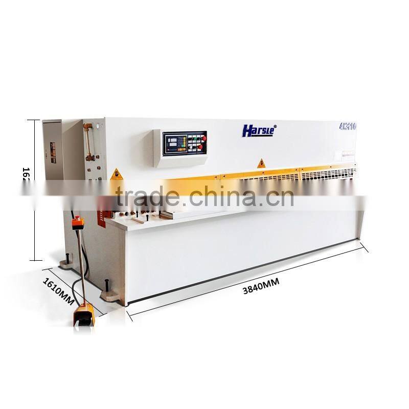 Hot sale sheet metal guillotine hydraulic shearing machine price