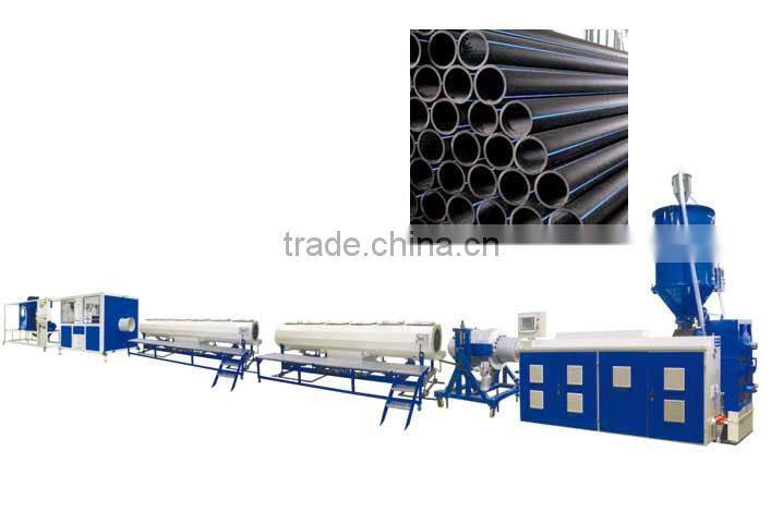 PE ABS pipe gas water pipe extruding making machine