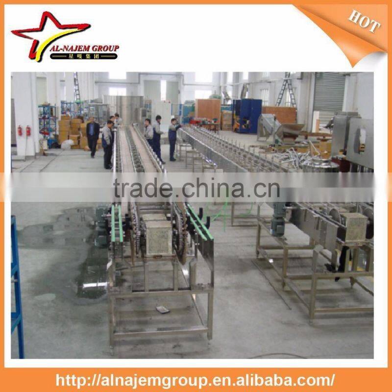 Inverse PET Bottle Conveyor System With Sterilizing Chain
